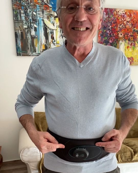 Christophe porte la ceinture neoflo