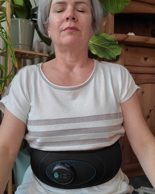 Sophie porte la ceinture neoflo