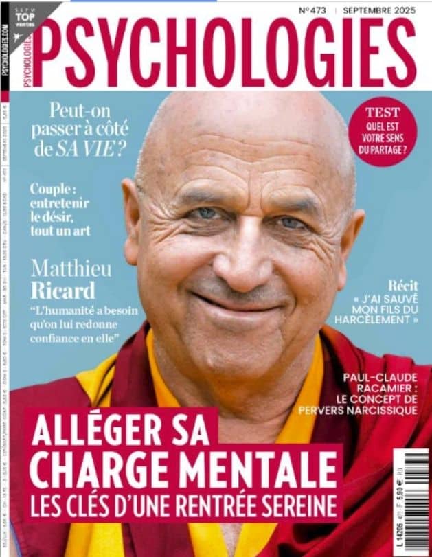 psychologies magazine Septembre 2025 et article de neoflo