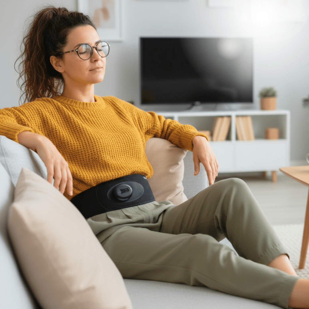 Relâchez les tensions en respirant avec la ceinture neoflo