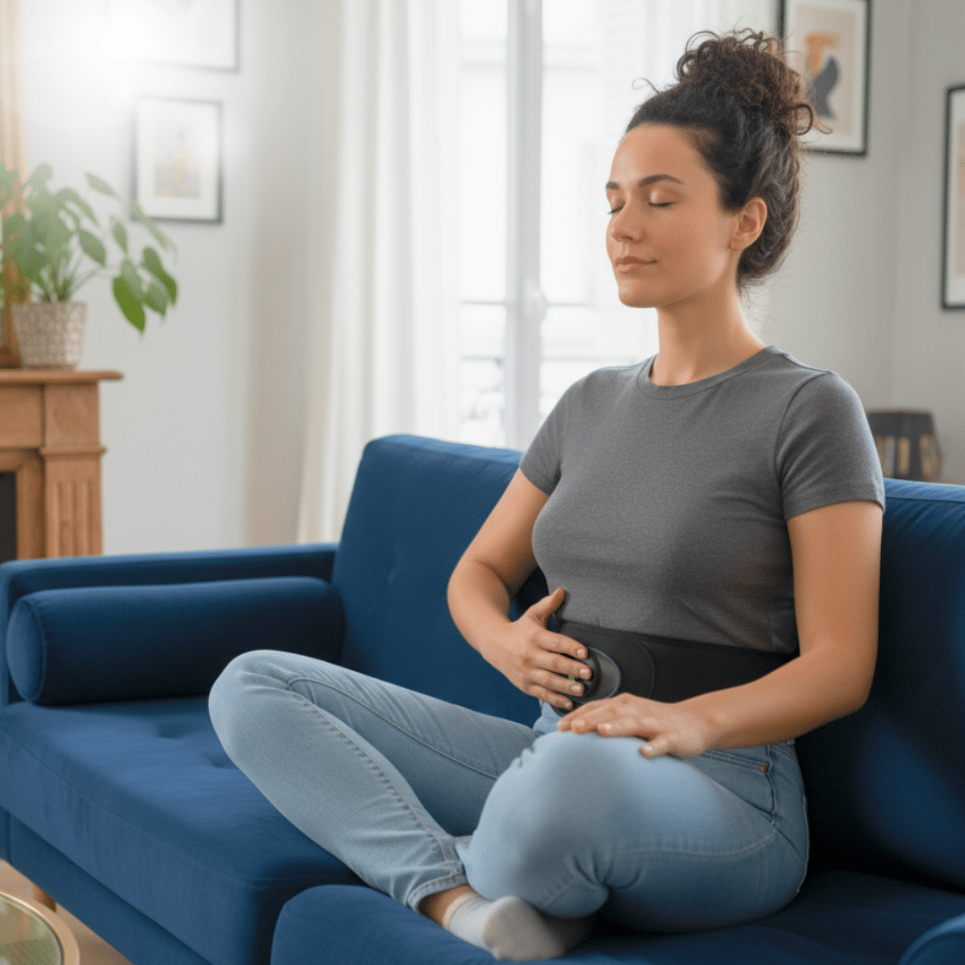 Retrouvez un nouveau souffle grâce à la ceinture de respiration neoflo