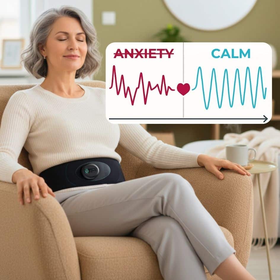neoflo breathing belt calms anxiety